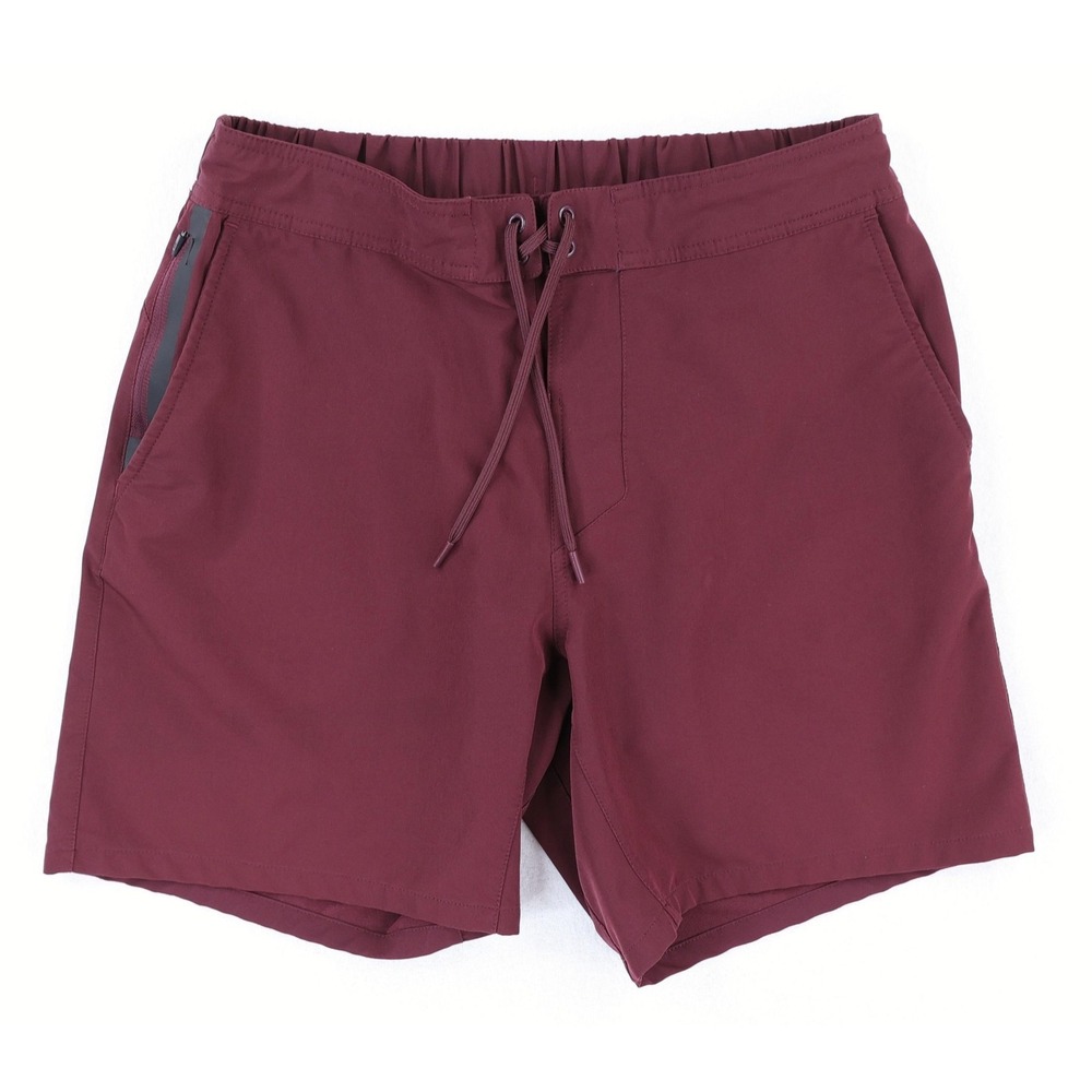 Ten Thousand Foundation Shorts Mens Medium Red 7" Athletic Double Weave